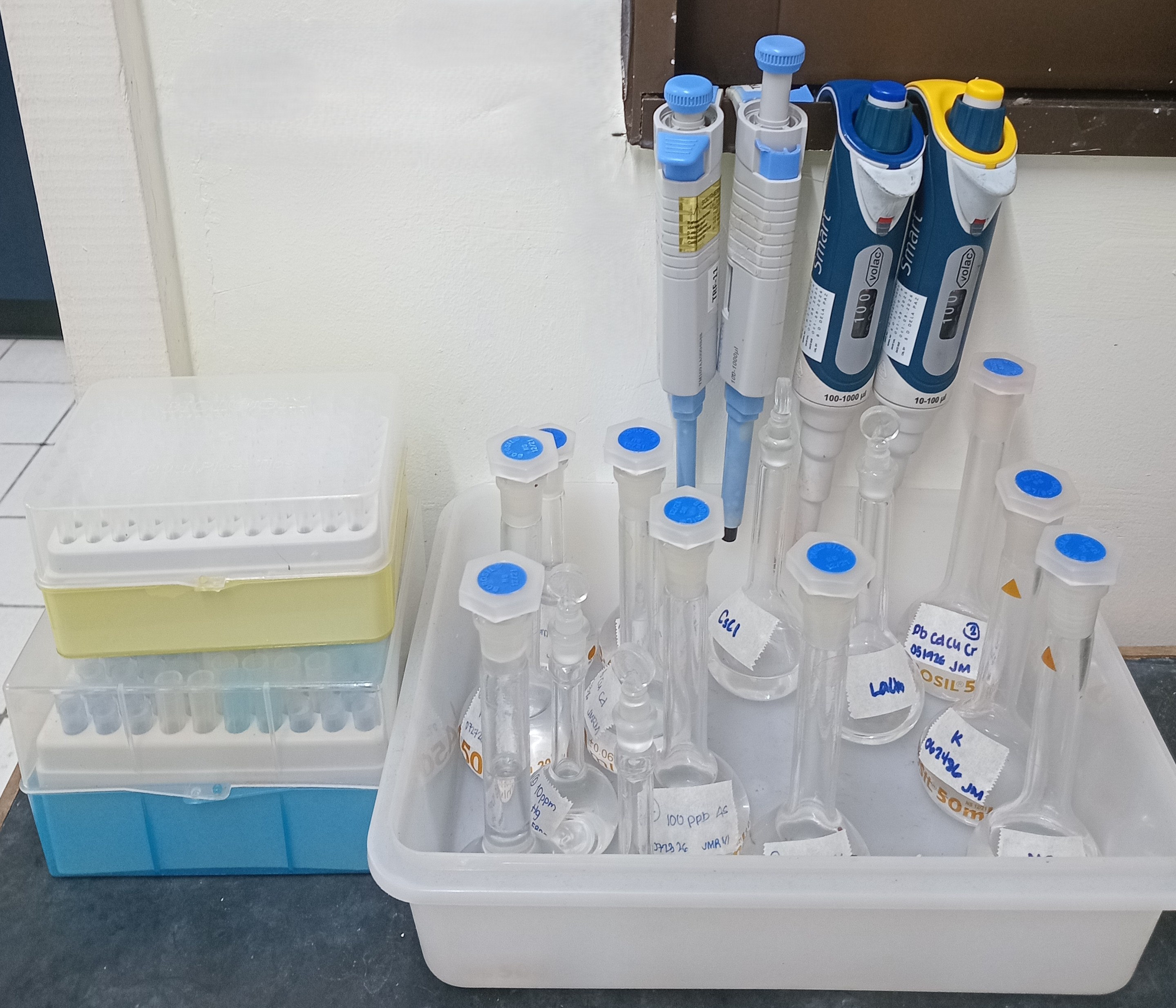 Flask and Pipettes